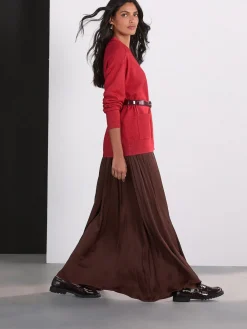 - Satin Pleated Maxi Skirt*Next Discount