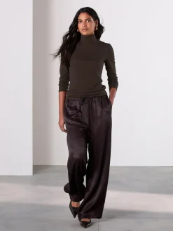 - Satin Tie Waist Wide Leg Trousers*Next Sale