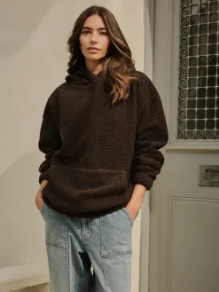 - Soft Teddy Borg Longsleeve Hoodie*Next Hot