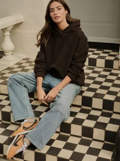 - Soft Teddy Borg Longsleeve Hoodie*Next Hot