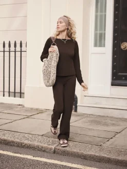 - Soft Touch Rib Ruched Flare Leggings*Next Best