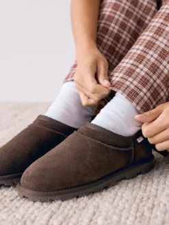 - Suède Shoot pantoffels*Next Outlet