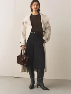 Chocoladebruin - Suede Flower Charm Cross-Body Bag*Next Online