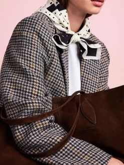 Chocoladebruin - Tabitha Simmons x Sophie Suede Shopper Bag*Next Hot