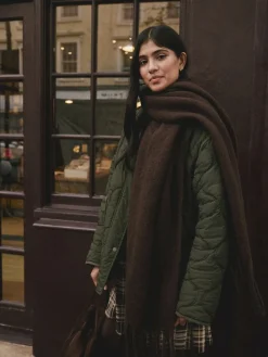 - Zware sjaal van geborstelde stof*Next Outlet