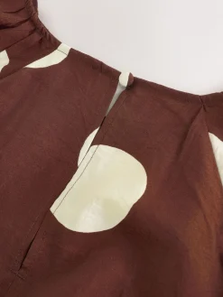 - Midi-jurk met print en pofmouwen*Next Clearance