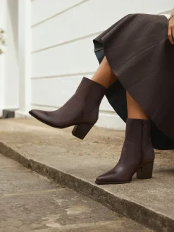 - Western Enkellaarsjes met Blokhakken*Next Discount