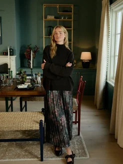 - 2-In-1 Knitted Jumper with Pleated Midi Skirt*Next New