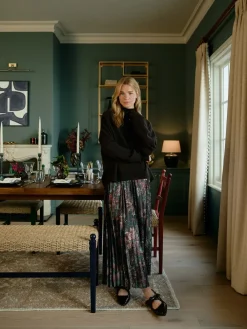 - 2-In-1 Knitted Jumper with Pleated Midi Skirt*Next New