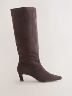 - Forever Comfort® Knee High Chisel Toe Heeled Boots*Next Outlet