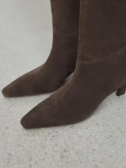 - Forever Comfort® Knee High Chisel Toe Heeled Boots*Next Outlet