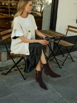 - Forever Comfort® enkellaarsjes met hak en spitse neus*Next Outlet