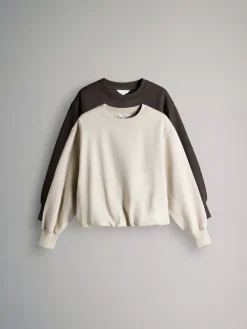 - 2 Pack Bubble Hem Sweatshirts*The Set Sale
