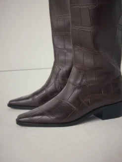 - Forever Comfort® Chisel Toe Knee High Boots*Next Hot