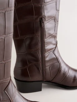 - Forever Comfort® Chisel Toe Knee High Boots*Next Hot