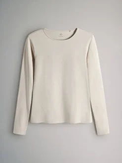 - - 7 T-shirts met lange mouwen en ronde hals*The Set Discount