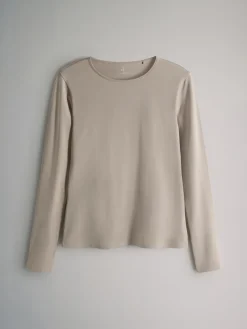 - - 7 T-shirts met lange mouwen en ronde hals*The Set Discount