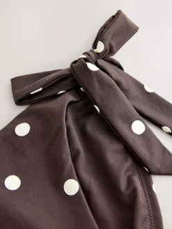 Chocolate Brown/Cream Spot - Bikinibroekjes*Next Clearance
