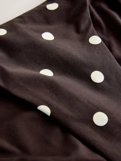 Chocolate Brown/Cream Spot - Bikinibroekjes*Next Clearance