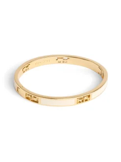 Signature Horse & Carriage Cut Out Bangle Bracelet*Coach Best