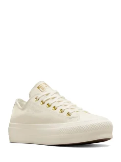 Chuck Taylor All Star Lift Mono leren lage sneakers*Converse Outlet