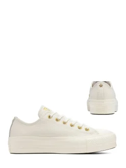 Chuck Taylor All Star Lift Mono leren lage sneakers*Converse Outlet
