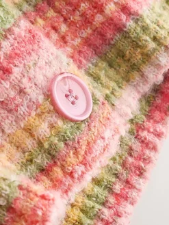 - Spacedye Knitted Crew Neck Cardigan*Next