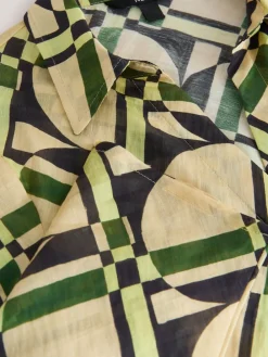 - Lyocell Blend Collared V-Neck Shirt*Next