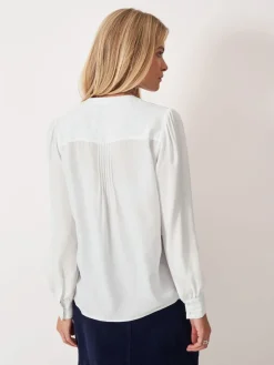 Abigail Pintuck Blouse*Crew Clothing Clearance