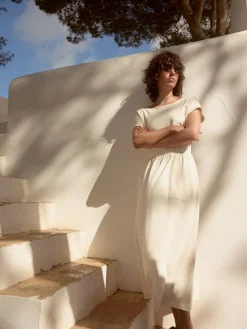 - 100% katoenen zomer midi overhemdjurk*Next Best