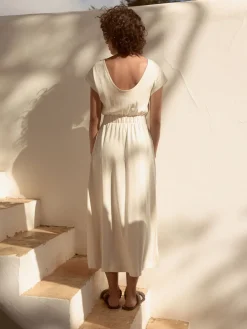 - 100% katoenen zomer midi overhemdjurk*Next Best