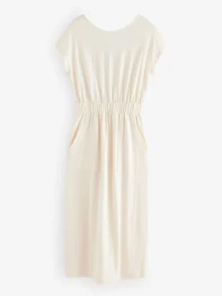 - 100% katoenen zomer midi overhemdjurk*Next Best