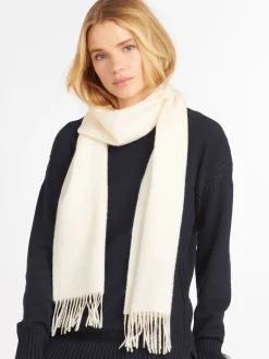 - ® geweven sjaal van lamswol*Barbour Sale