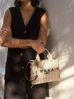 Crème - Canvas handtasje*Next Hot