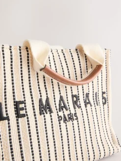 Crème - Canvas handtasje*Next Hot