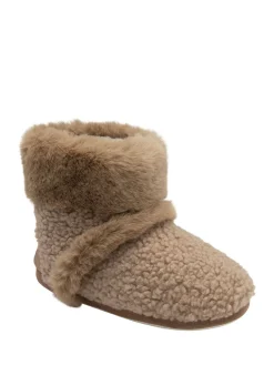 - Bootee Pom Pom Faux Slippers*Dunlop Discount