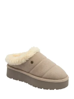 - Faux Suede Mule Slippers*Dunlop