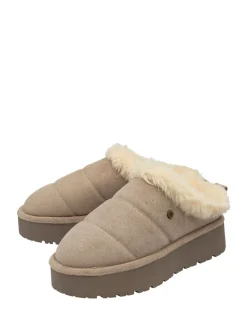 - Faux Suede Mule Slippers*Dunlop
