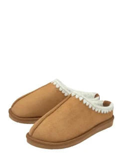 - Faux Suede Whipstitch Mule Slippers*Dunlop Sale