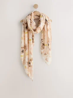 Crème - Easter Bunny Print Lightweight Scarf*Next Online
