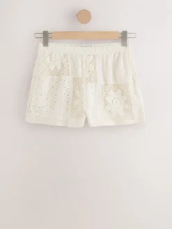 Crème - Gehaakte zomershorts*Next Discount