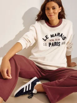 Crème - Maternity Graphic Sweatshirt*Next Clearance