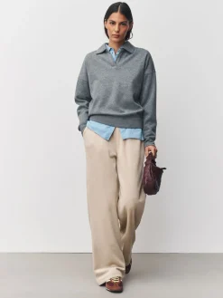 - Soft Feel Cord Wide Leg Trousers*Next New