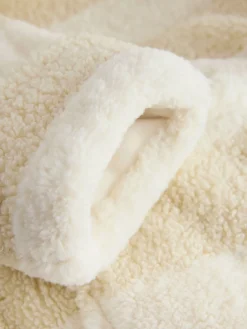 Crème - Textured Stripe Dressing Gown*Next Online