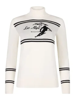 - 'Les Alps' Slim fit lichte ski-Kerstmis Trui*The Little Tailor Sale