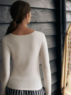 - Thermal Maximum Warmth Cosy Pointelle Long Sleeved Top*Next Best