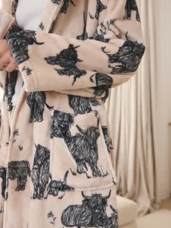 Crème Hamish The Highland Cow - Superzachte kamerjas*Next Clearance