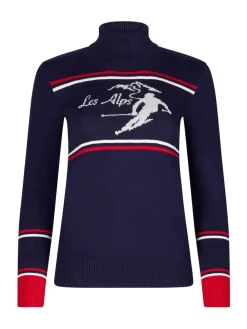 - 'Les Alps' Slim fit e ski-Kerstmis Trui*The Little Tailor Sale