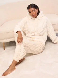 - Cosy Hoodie and Trousers Lounge Set*Lipsy Clearance