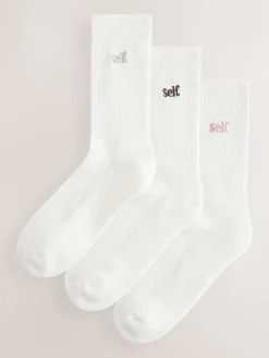 Crème/roze/choc - zelf. 3 paar lounge enkelsokken met verzachte zool*self. Outlet